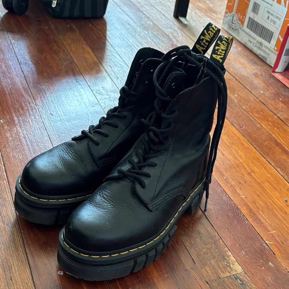 Dr. Martens Black Chunky Boots